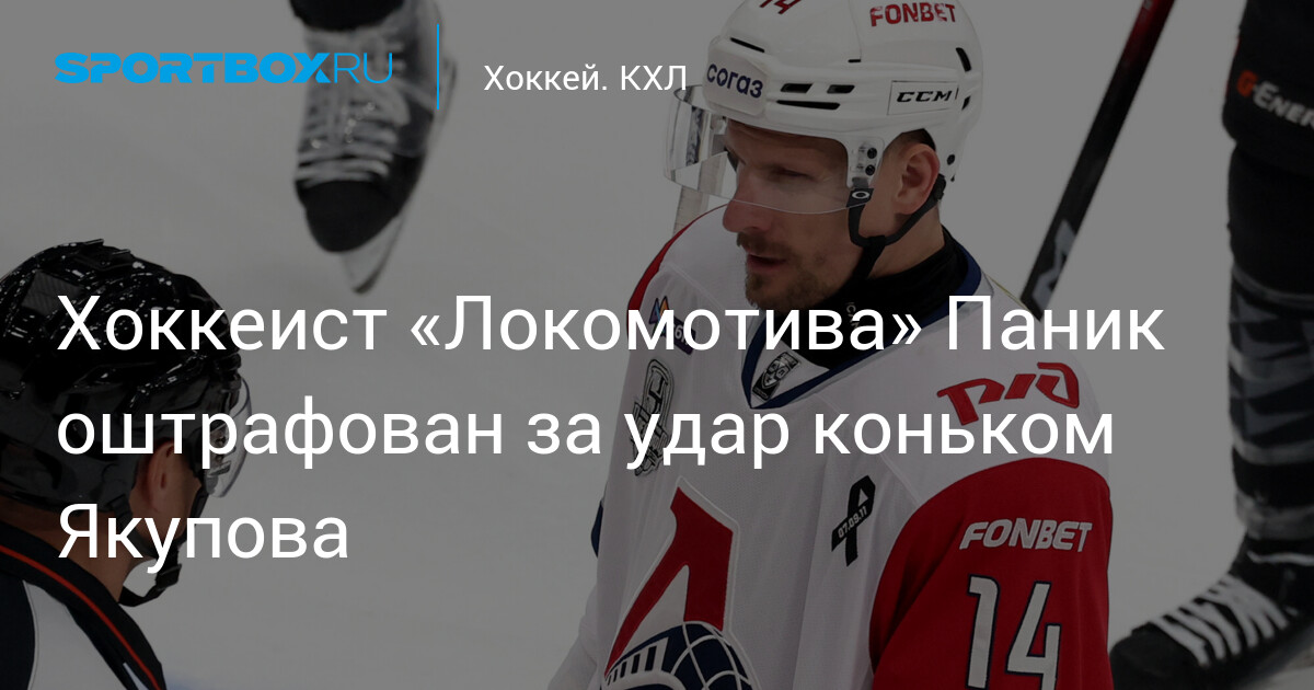 КХЛ оштрафовала Рихарда Паника за удар ногой Наиля Якупова в матче плей-офф — image 2