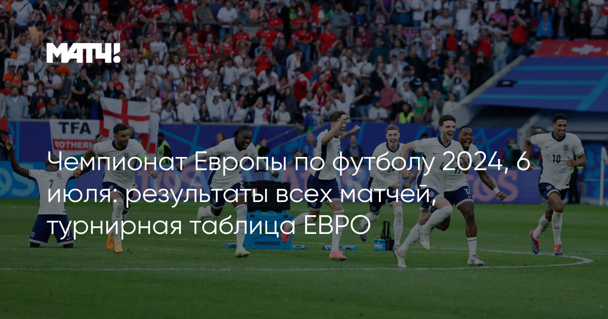 Результаты последних матчей чемпионата европы по футболу