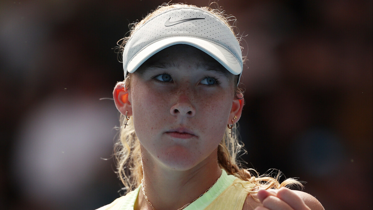 Мирра Андреева призналась, что чувствовала давление перед матчем 1/8 финала Australian Open с Крейчиковой