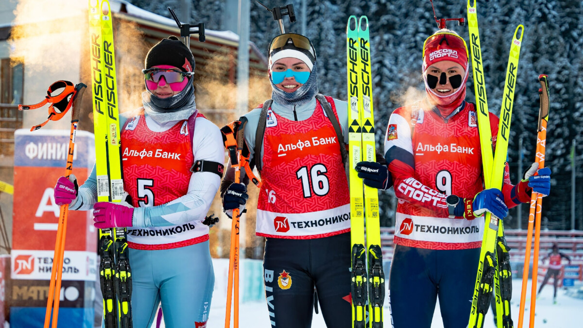 Биатлонистка Метеля выиграла масс‑старт на Кубке Содружества в Ханты‑Мансийске