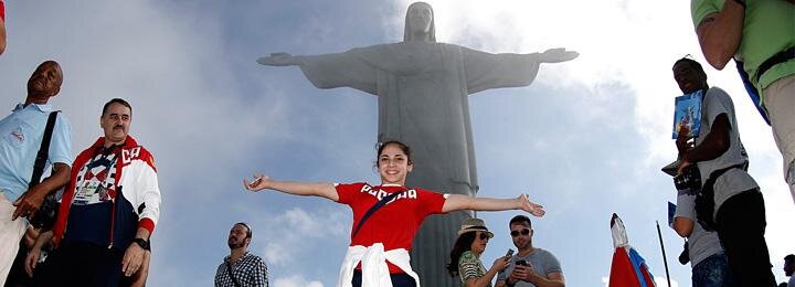 Российские спортсмены возле главной достопримечательности Рио. 12 божественных фото