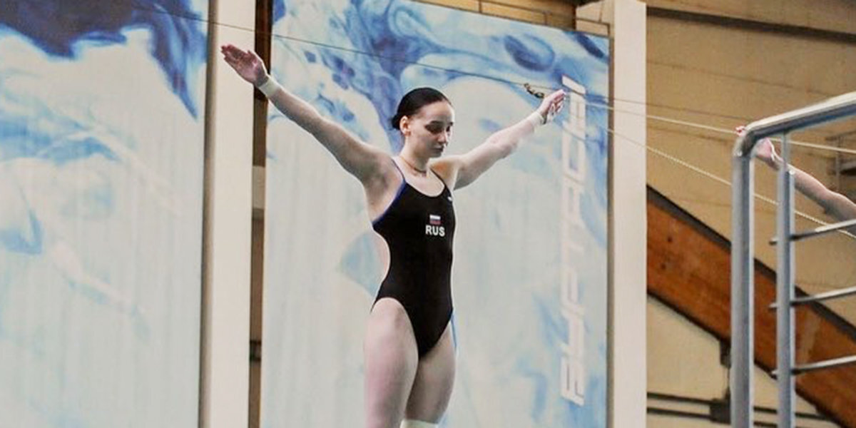 Кузина стала победительницей Спартакиады в прыжках воду с трехметрового трамплина
