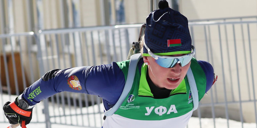 Белорусская биатлонистка Алимбекова выиграла гонку преследования на Кубке СБР, Казакевич — 2-я, Резцова — 3-я