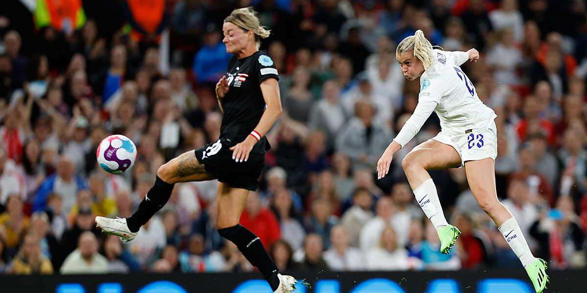 Женская сборная Англии победила команду Австрии в матче открытия домашнего чемпионата Европы по футболу