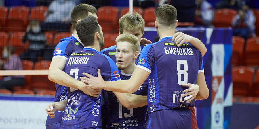 Волейболисты «Динамо‑ЛО» в четырех сетах победили «Енисей» в матче Суперлиги
