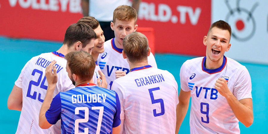 Российские волейболисты обыграли Тунис на Кубке мира