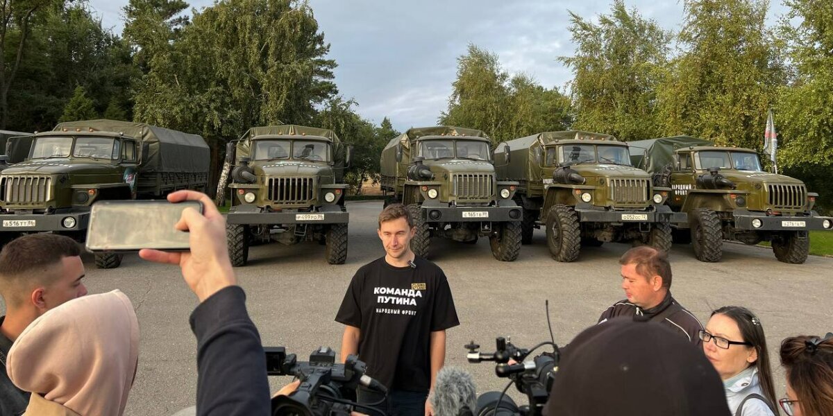 Сергей Карякин рассказал, почему решил передать грузовики мобилизованным в Волгограде