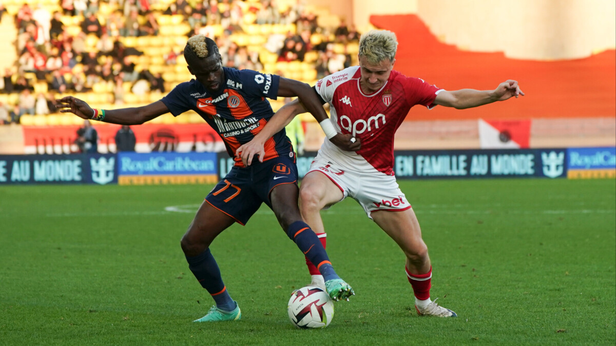 «Монако» с Головиным обыграл «Монпелье» в матче чемпионата Франции