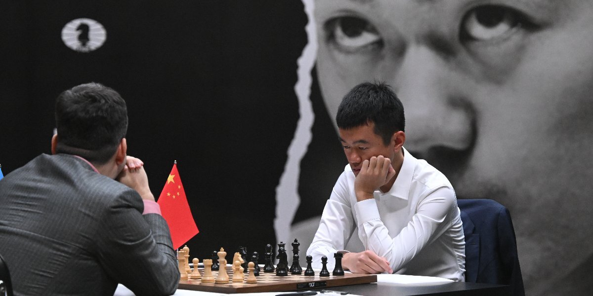 Дин Лижэнь о ничьей в первой партии матча с Непомнящим: «Чувствовал себя расконцентрированным и недостаточно думал о шахматах»
