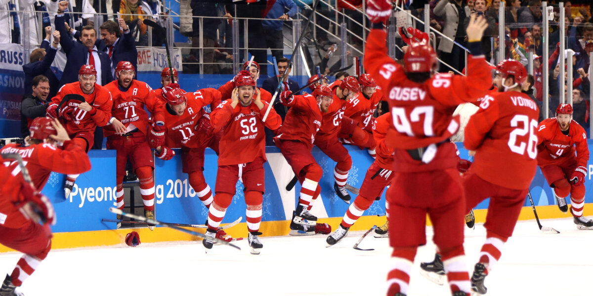 МОК с пониманием относится к исполнению хоккеистами гимна России на вручении медалей ОИ-2018