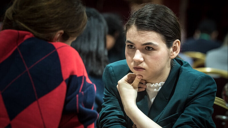 Российская шахматистка Горячкина сыграла вничью с Вайшали в четвертом туре турнира претендентов