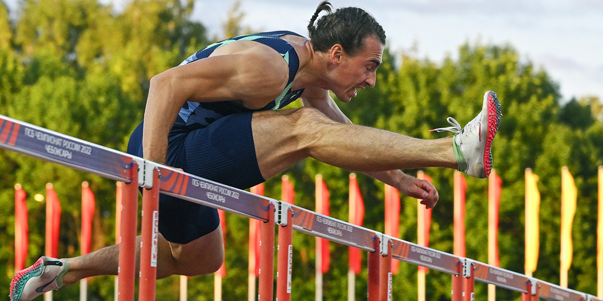 Шубенков выиграл золото в беге на 110 метров с барьерами на чемпионате России