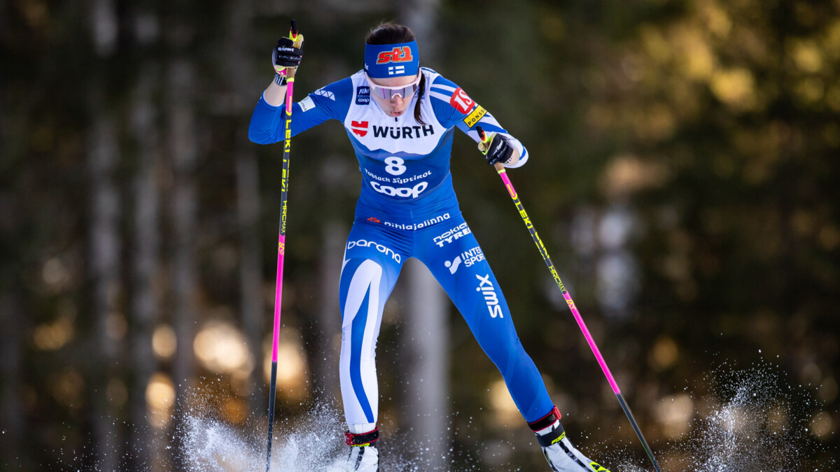 Нисканен выиграла классическую «разделку» на «Тур де Ски»