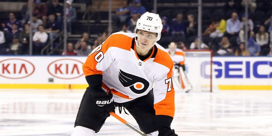 Россиянин Замула дебютирует в НХЛ в ближайшем матче «Филадельфии»