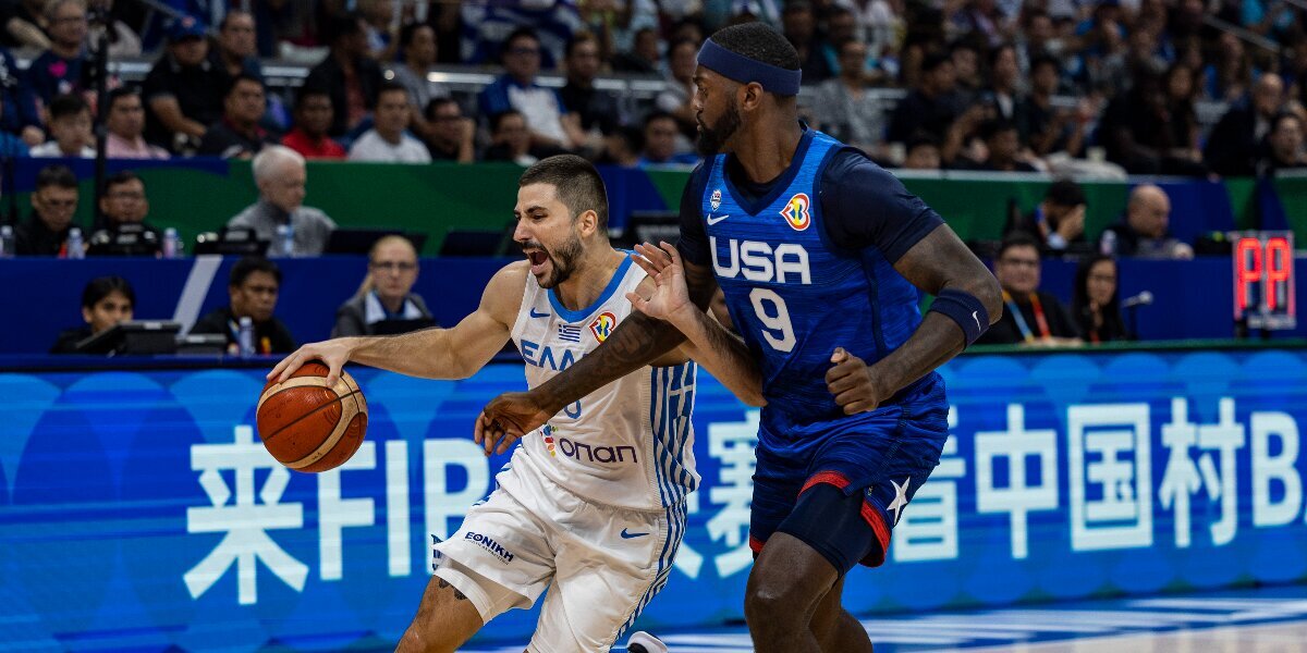 Сборная США обыграла команду Греции в матче чемпионата мира по баскетболу