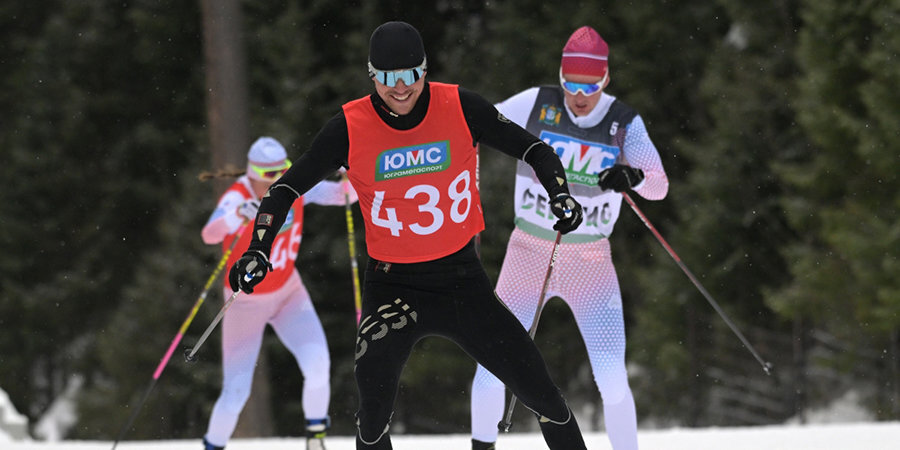 Пономарев и Сахоненко завоевали золотые медали в лыжном спринте на играх «Мы вместе. Спорт» среди спортсменов с нарушением зрения