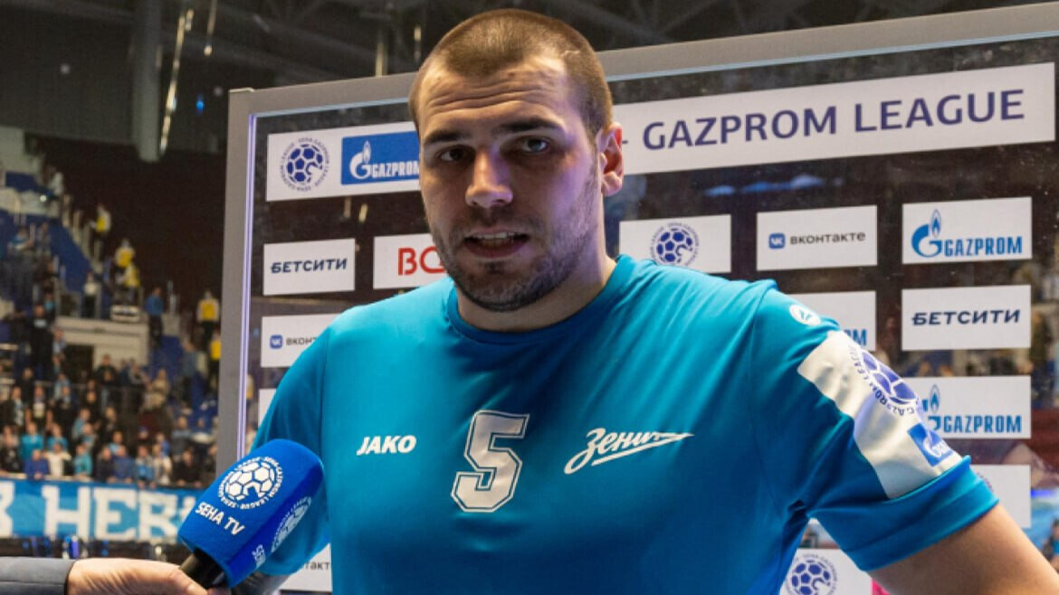 Лучшим игроком 8-го тура SEHA — Gazprom League признан правый полусредний «Зенита» Дмитрий Киселёв