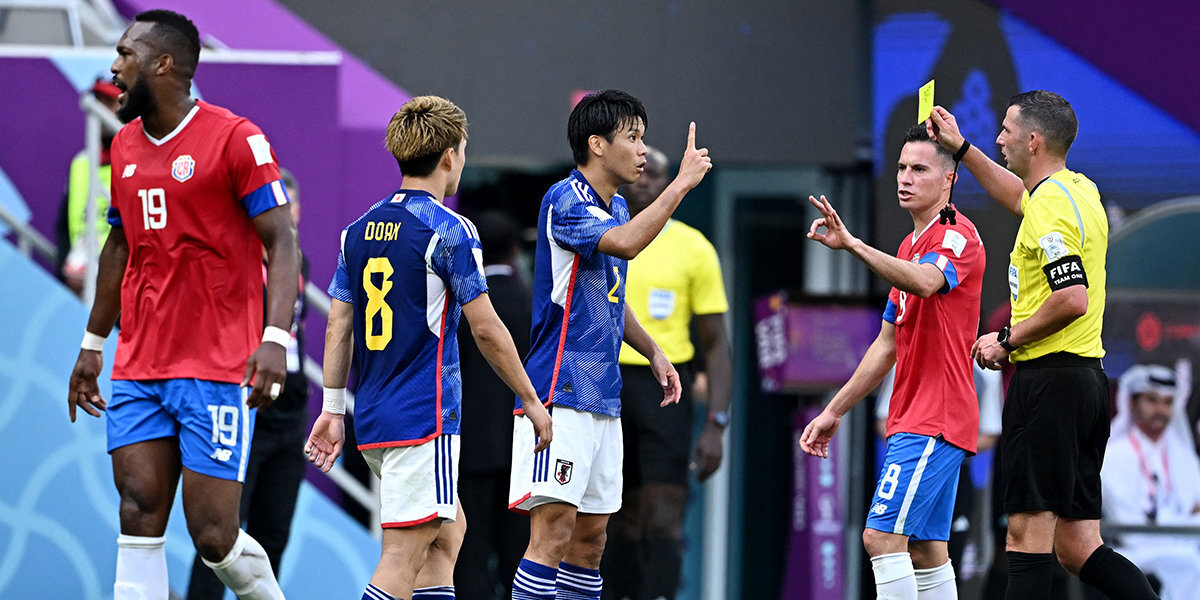 Япония — Коста-Рика — 0:0: Контрерас и Ямане получили по желтой карточке в матче ЧМ-2022