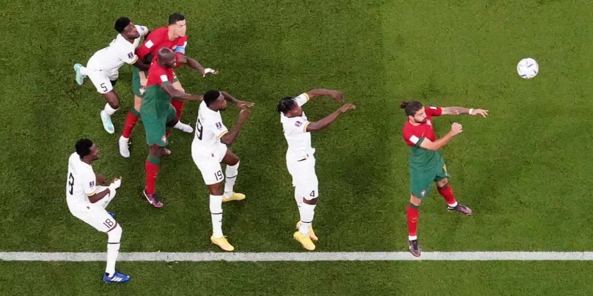 Сборные Португалии и Ганы завершили вничью первый тайм матча ЧМ-2022 в Катаре