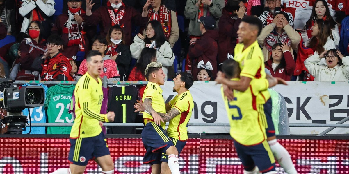 Гол Карраскаля помог сборной Колумбии сыграть вничью с командой Южной Кореи в товарищеском матче