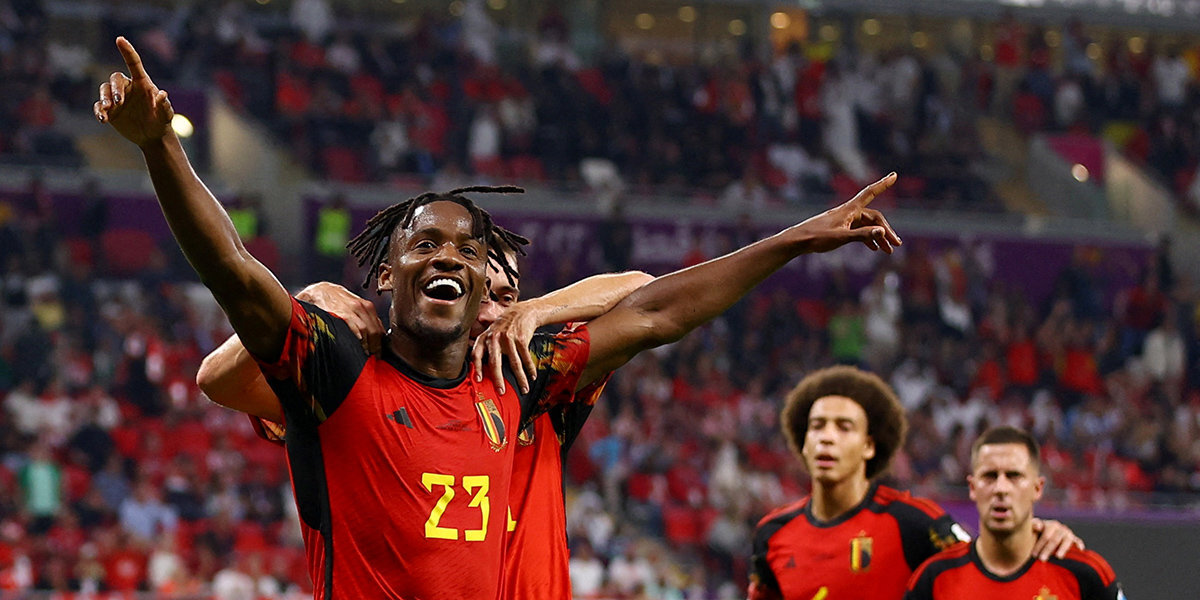 Стали известны стартовые составы сборных Бельгии и Марокко на матч ЧМ-2022 по футболу