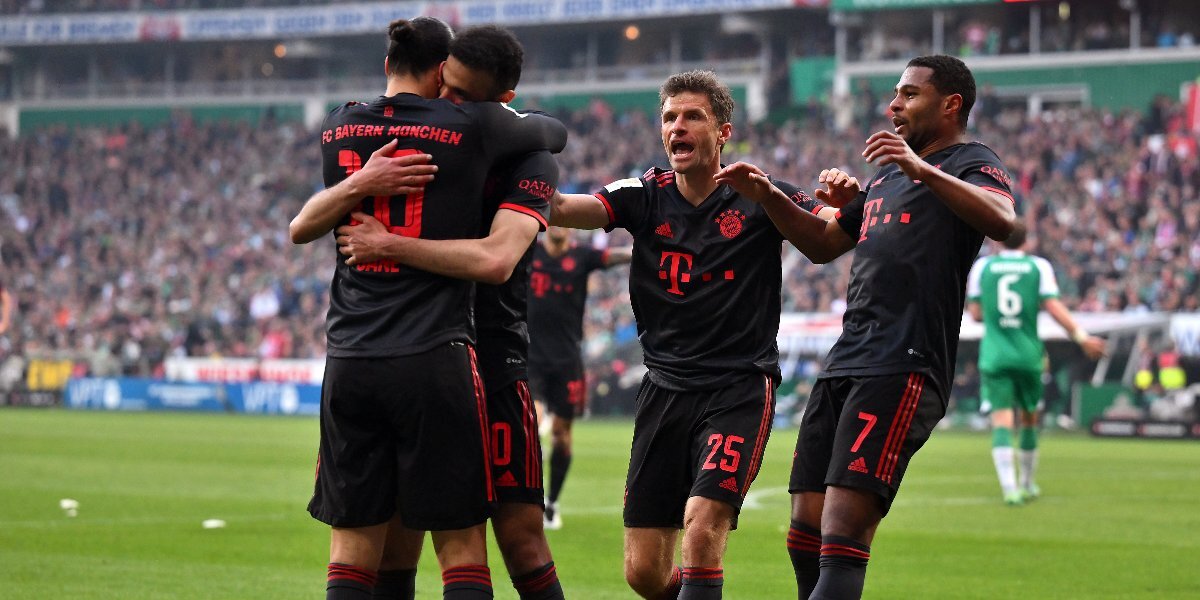 «Бавария» на выезде победила «Вердер» в чемпионате Германии. Видео