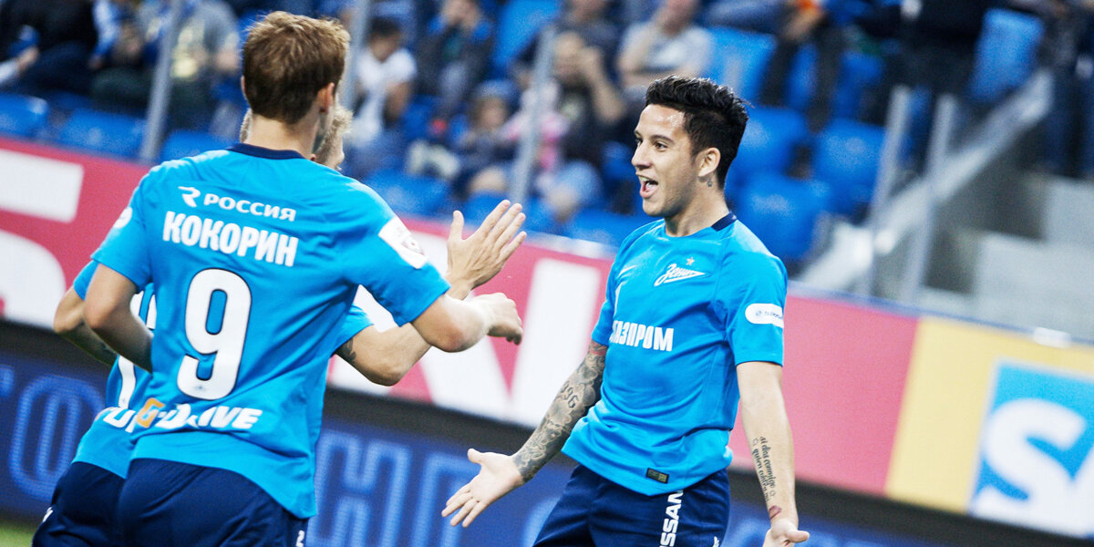 Кокорин и Дриусси сыграют в атаке «Зенита» в матче против «Урала»