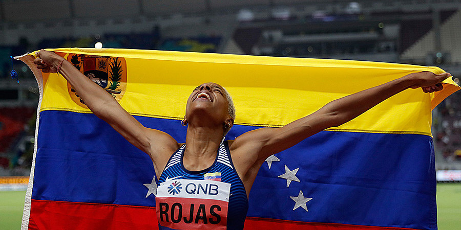 Рохас из Венесуэлы установила мировой рекорд в тройном прыжке и завоевала золото ОИ