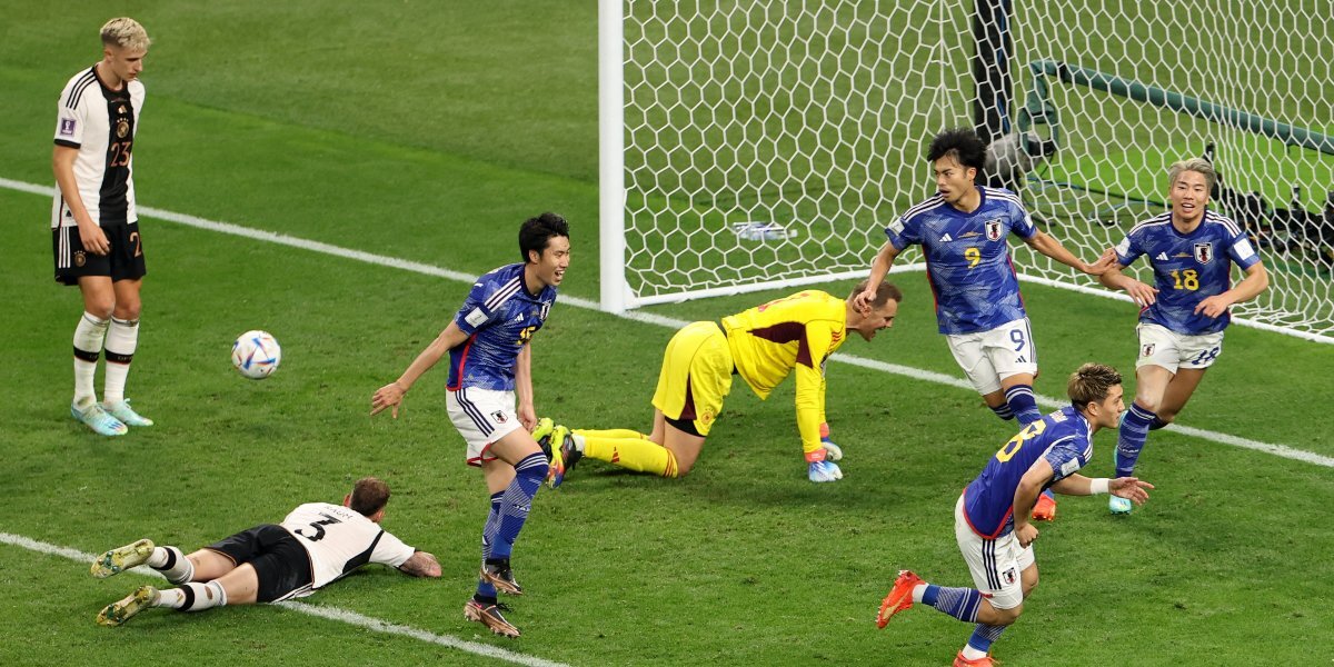 Германия — Япония — 1:1: Вышедший на замену японец Доан сравнял счет в матче чемпионата мира по футболу (видео)