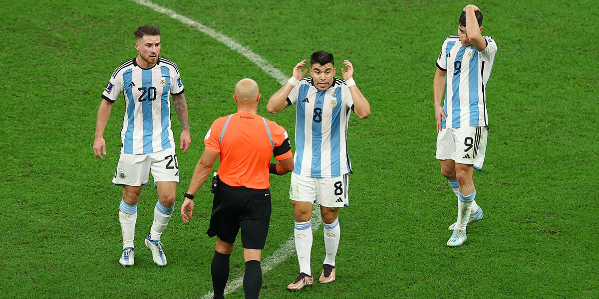 Аргентина — Франция — 2:2: Акунья получил желтую карточку в концовке компенсированного времени финала ЧМ-2022