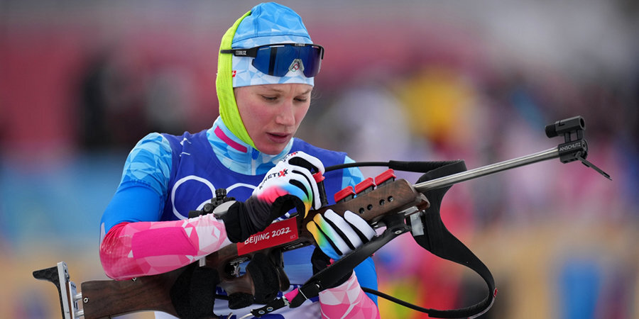 Биатлонистка Казакевич заявила, что Олимпиада сложилась для нее удачно