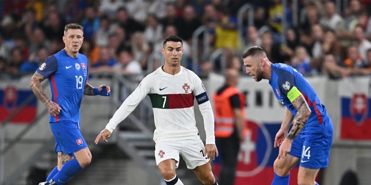 Гол Бруну Фернандеша принес Португалии победу над Словакией в отборе на Евро‑2024