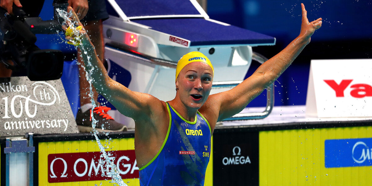 Шведская пловчиха Сьестрем выиграла третье золото ЧМ в Будапеште
