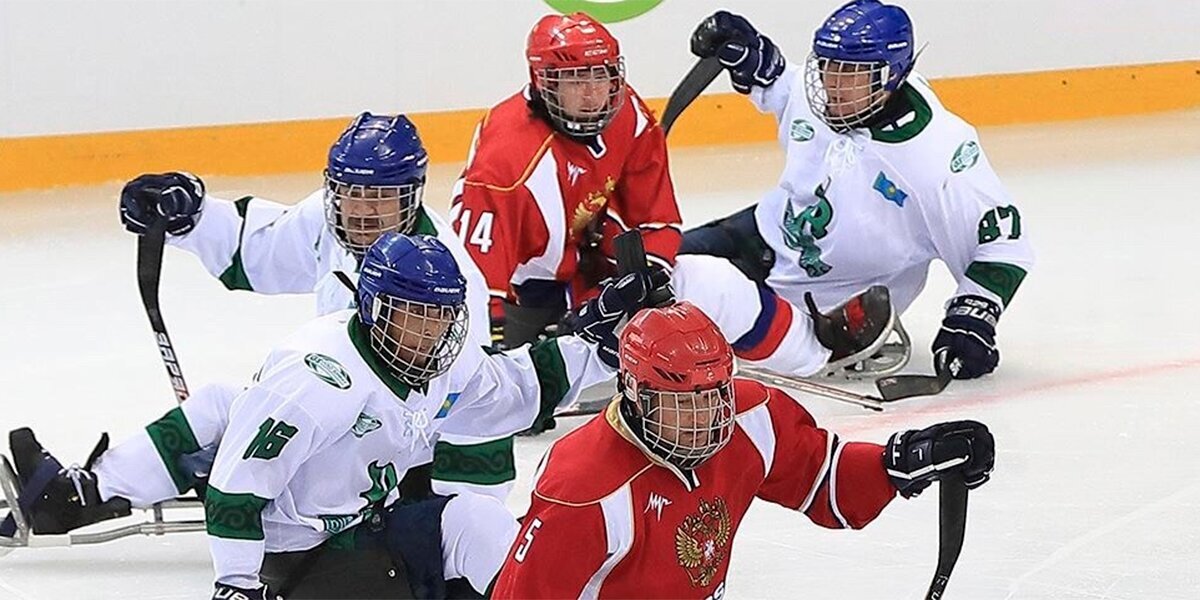 Команда «Россия 1» разгромила сборную Казахстана на «Кубке континента» по следж-хоккею