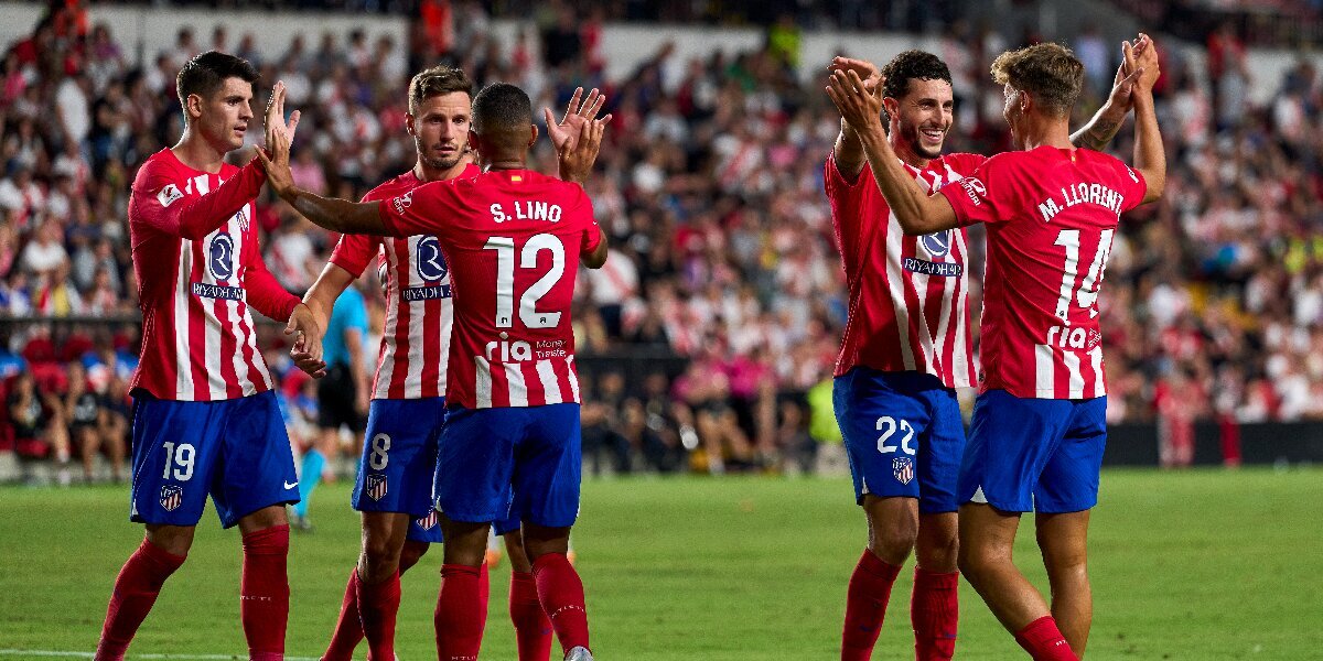 «Атлетико» разгромил «Райо Вальекано» со счетом 7:0 в гостевом матче чемпионата Испании
