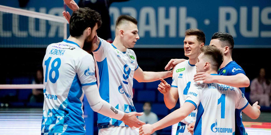 «Зенит» обыграл «Локомотив» в ЧР по волейболу и продлил серию побед до пяти матчей