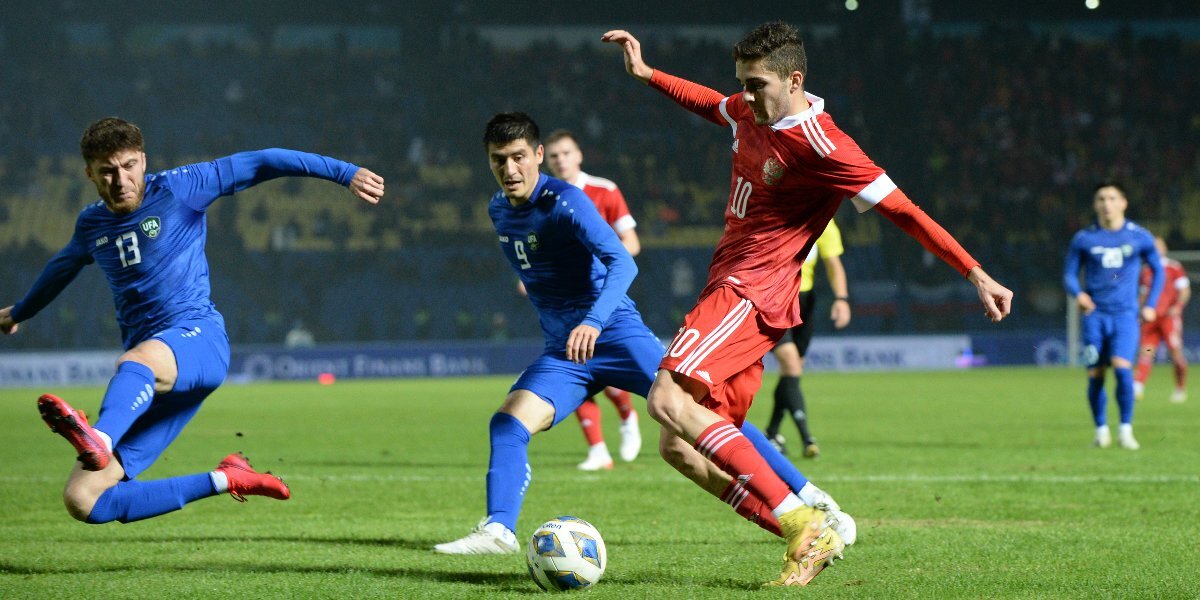 Футболисты сборной России не смогли обыграть команду Узбекистана в контрольном матче