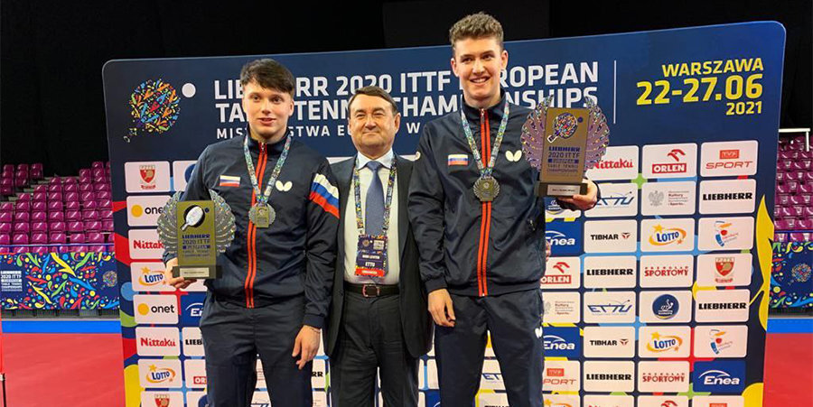 Россияне впервые в истории выиграли чемпионат Европы по настольному теннису