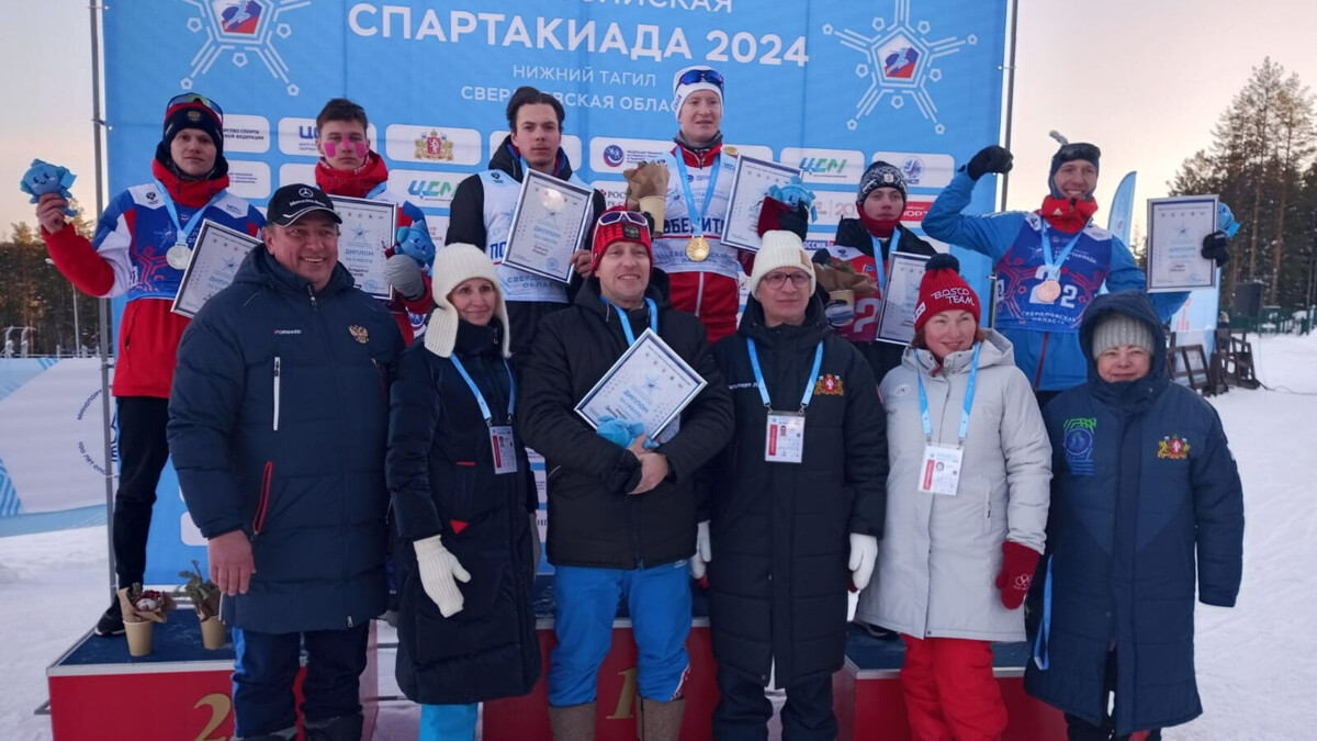 Команда Нижнего Новгорода победила в соревнованиях по лыжному двоеборью на Спартакиаде