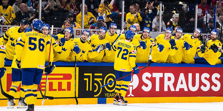 Сборная Швеции обыграла команду Чехии на чемпионате мира по хоккею 2022, датчане крупно уступили швейцарцам