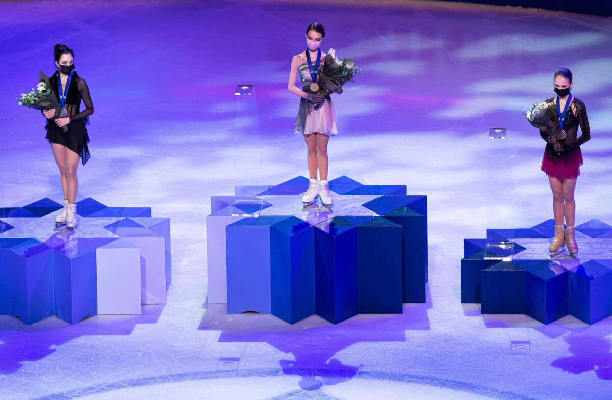 Российские фигуристы выиграли медальный зачет чемпионата мира в Стокгольме