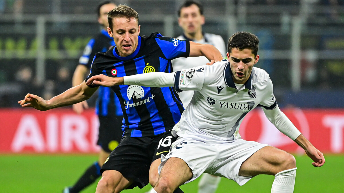 «Интер» — «Реал Сосьедад» — 0:0. Захаряна заменили на 77‑й минуте матча Лиги чемпионов