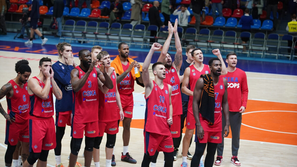 Баскетболисты ЦСКА одержали шестую победу подряд в Единой лиге