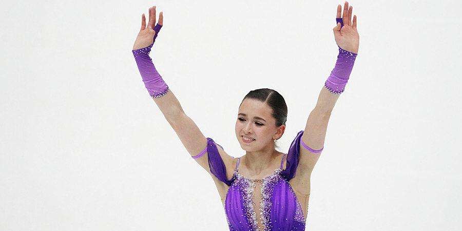 Валиева исполнила три четверных в произвольной программе на первой тренировке Олимпиады