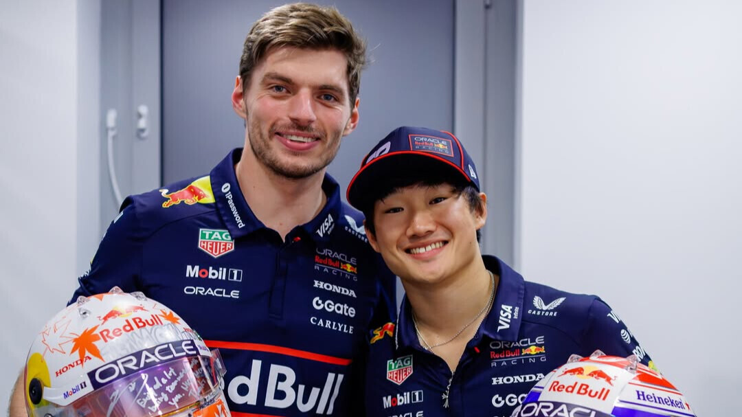 Ферстаппен сделал прощальный подарок покинувшему «Ред Булл» Цуноде