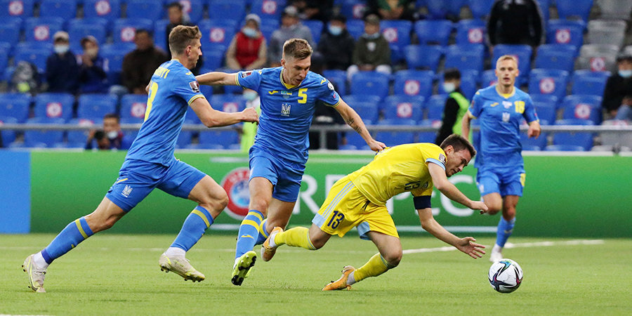 Украина на 96-й минуте упустила победу над Казахстаном в отборе к ЧМ-2022