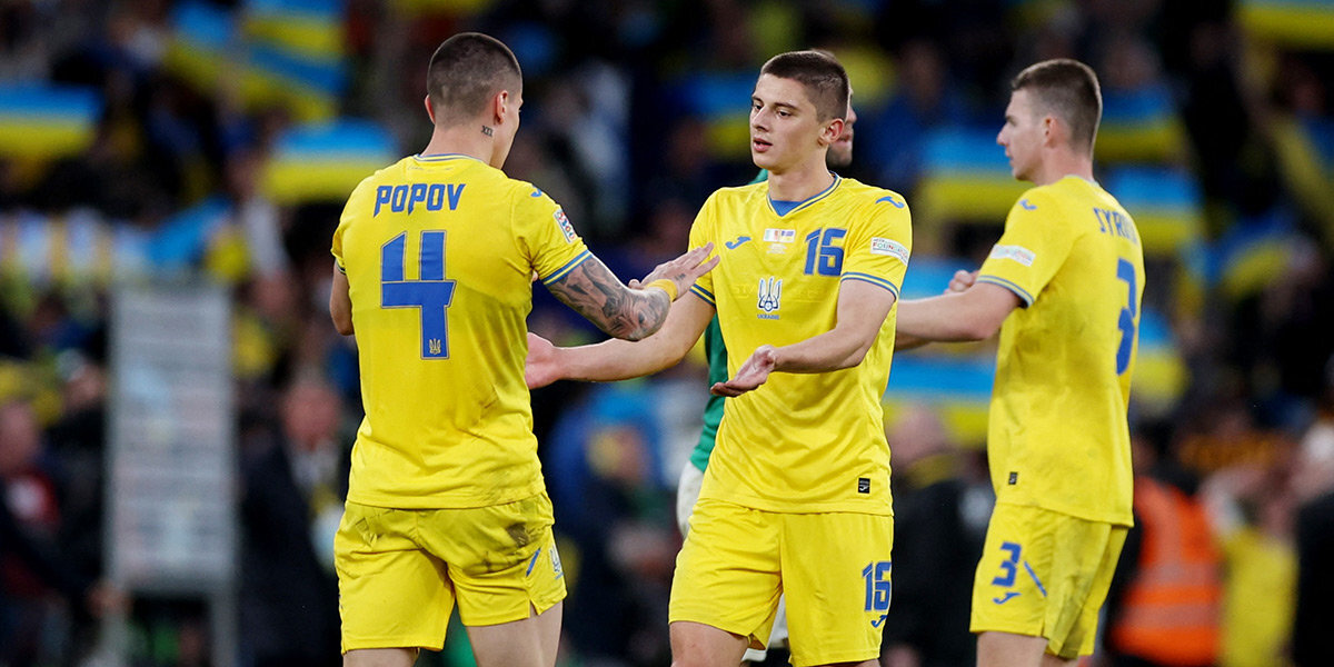 Футболисты сборной Украины обыграли ирландцев в матче Лиги наций