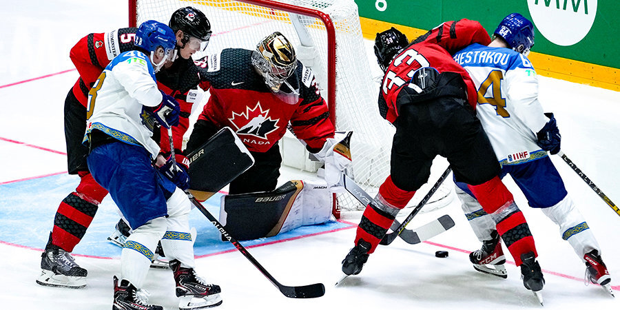 Хет-трик Козенса помог сборной Канады обыграть Казахстан на ЧМ-2022 по хоккею