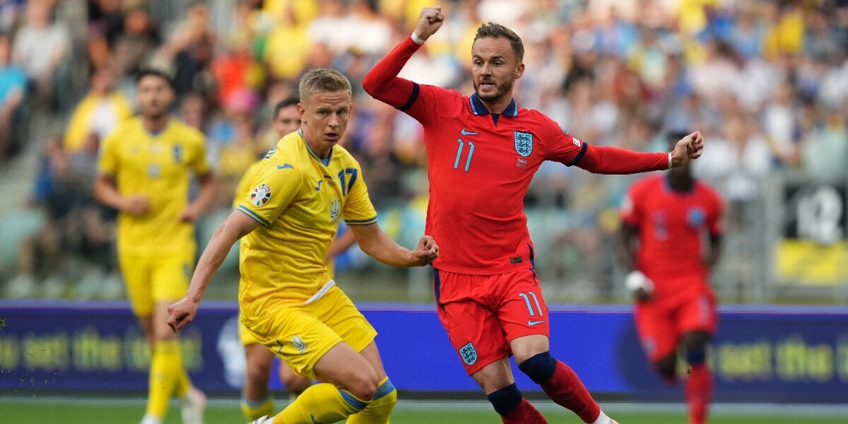 Сборная Англии сыграла вничью с Украиной в матче отбора Евро‑2024