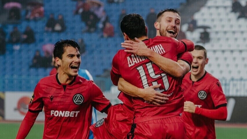 «Акрон» забил шесть безответных мячей в ворота «Кубани» в Первой лиге